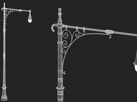 Lamp Post 03 3D Model