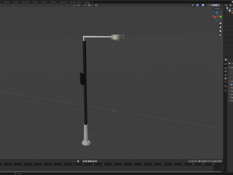 Lamp Post 04 Model 3D