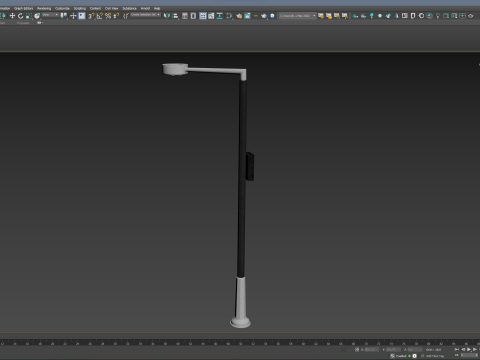 Lamp Post 04 Model 3D