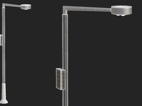 Lamp Post 04 Model 3D