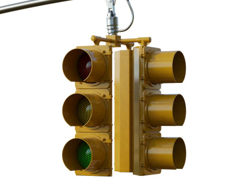 Traffic Light 01 3D Model