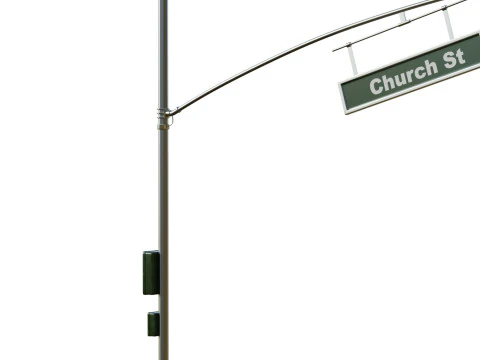Traffic Light 01 3D Model