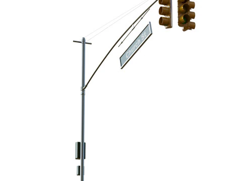 Traffic Light 01 3D Model