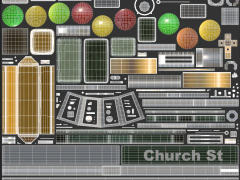 Traffic Light 01 3D Model