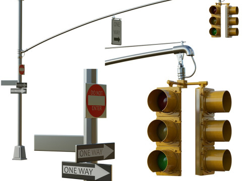 Traffic Light 02 Modelo 3D