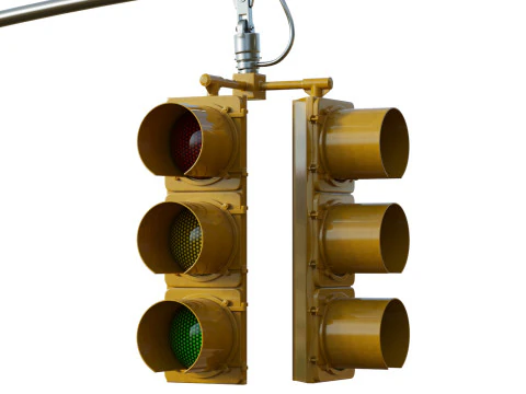 Sem&aacute;foro 02 Modelo 3D