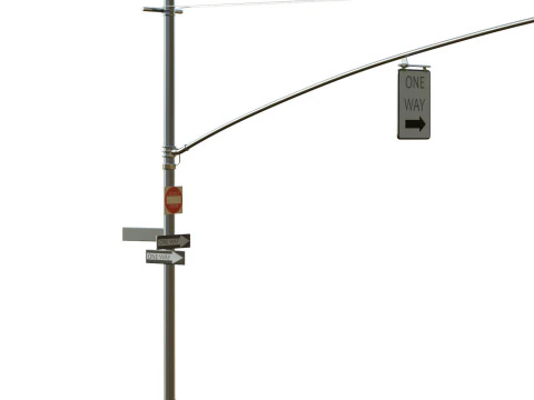 Sem&aacute;foro 02 Modelo 3D
