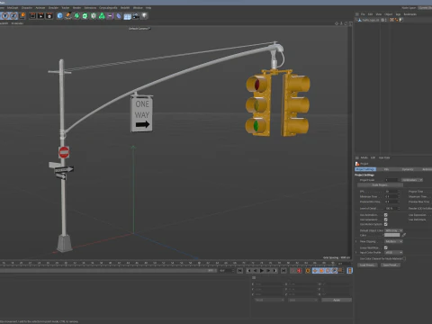 Sem&aacute;foro 02 Modelo 3D