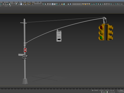 Traffic Light 02 3D मॉडल