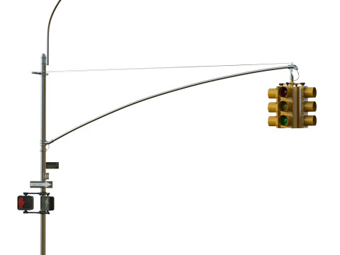 Traffic Light 03 3D Model