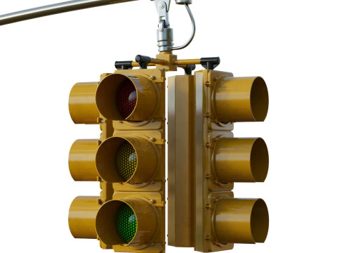 Traffic Light 03 3D Model