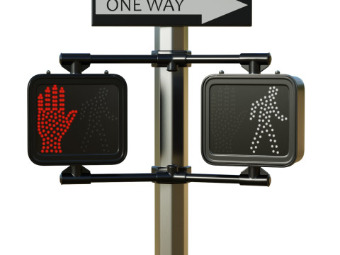Traffic Light 03 Modelo 3D