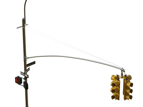 Traffic Light 03 3D Model