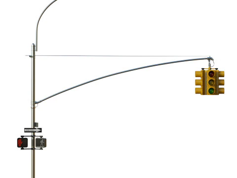 Traffic Light 03 3D Model