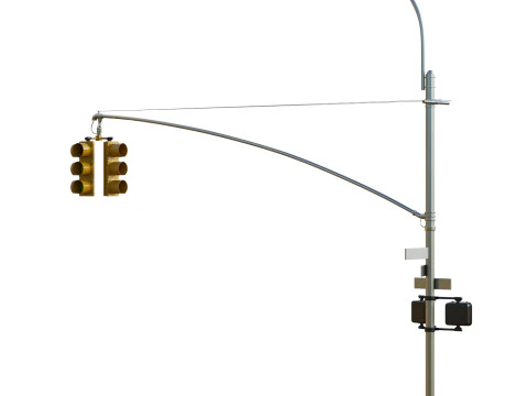 Traffic Light 03 3D Model