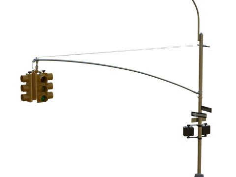 Traffic Light 03 3D Model