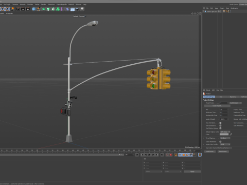 Traffic Light 03 Modelo 3D