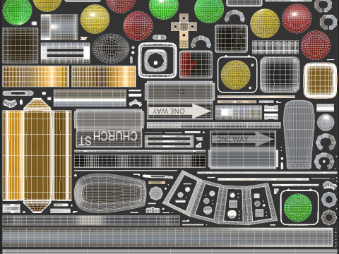 Traffic Light 03 Modelo 3D
