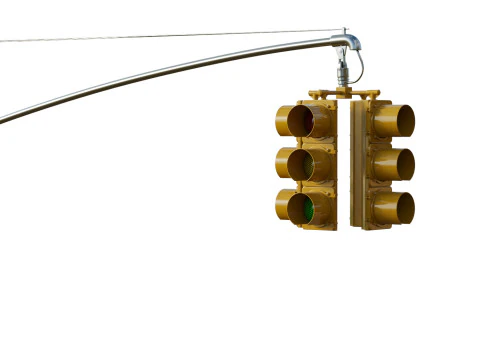 신호등 04 3D 모델