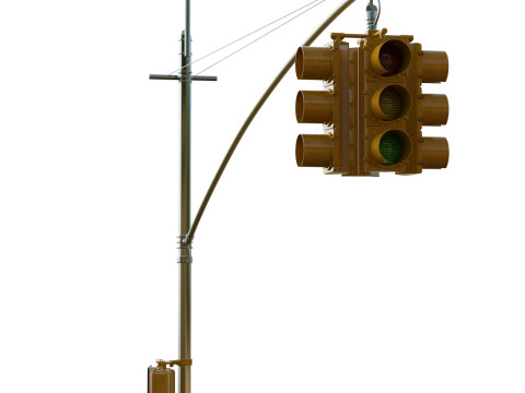 Traffic Light 04 Modelo 3D