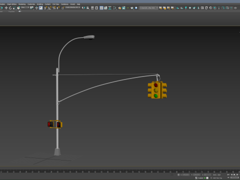 Traffic Light 04 Modelo 3D