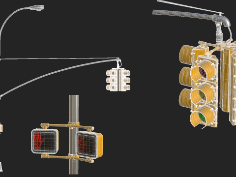 Traffic Light 04 Modelo 3D