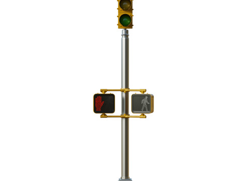 Traffic Light 05 3D Модель