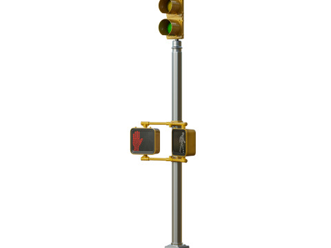 Traffic Light 05 3D Модель