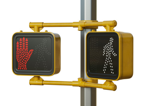 Traffic Light 05 3D Модель