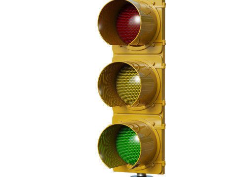 Traffic Light 05 3D Модель