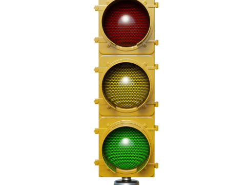 Traffic Light 05 3D Модель