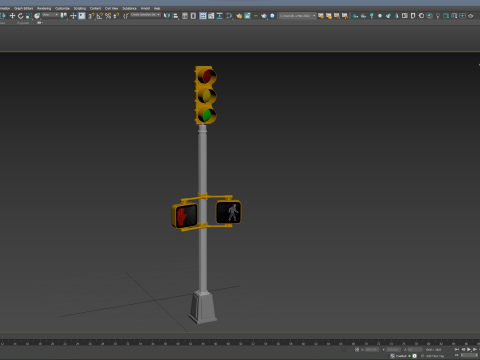 Traffic Light 05 3D Модель