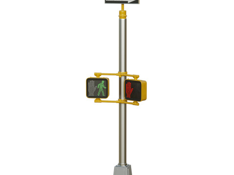 Traffic Sign 01 Model 3D
