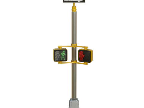 Znak drogowy 01 Model 3D