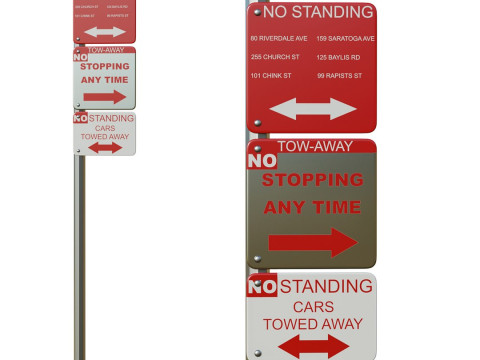 Traffic Sign 02 Modelo 3D