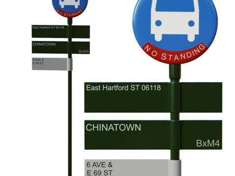 Traffic Sign 03 Modelo 3D