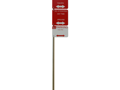 Traffic Sign 04 3D मॉडल