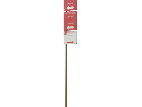 Traffic Sign 04 3D Model