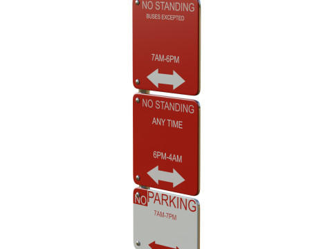 Traffic Sign 04 3D मॉडल