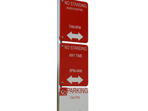 Traffic Sign 04 3D मॉडल