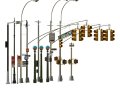 Traffic Lights and signs Collection Model 3D