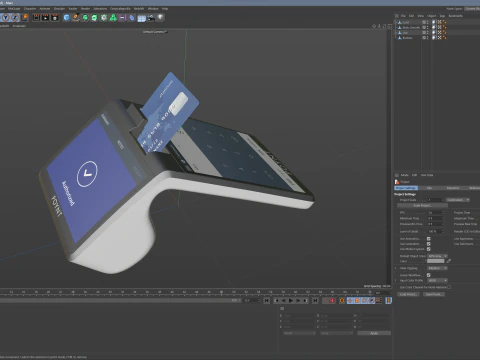 Poynt Smart Payment Terminal 3D Model