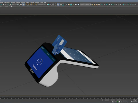 Poynt Smart Payment Terminal 3D Model