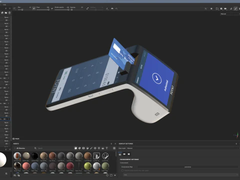 Poynt Smart Payment Terminal 3D Model