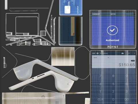Poynt Smart Payment Terminal 3D Model
