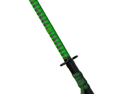 Zombie Slayer Katana 3D Model
