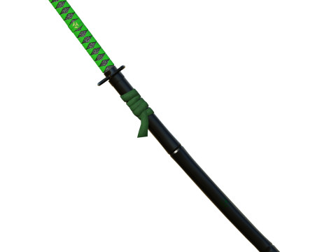 Zombie Slayer Katana 3D Model