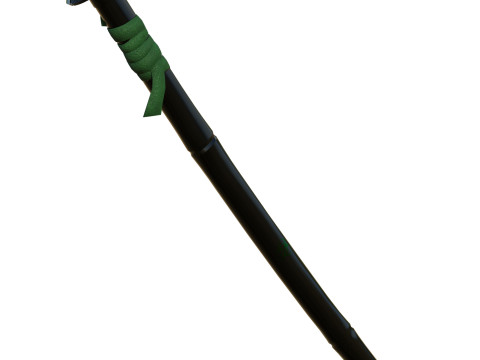 Zombie Slayer Katana 3D Model