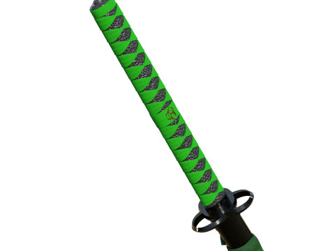 Zombie Slayer Katana 3D Model
