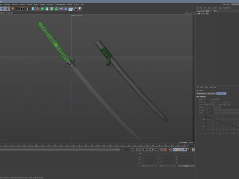 Zombie Slayer Katana 3D Model